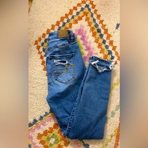 American Eagle Ripped Skinny Jeans